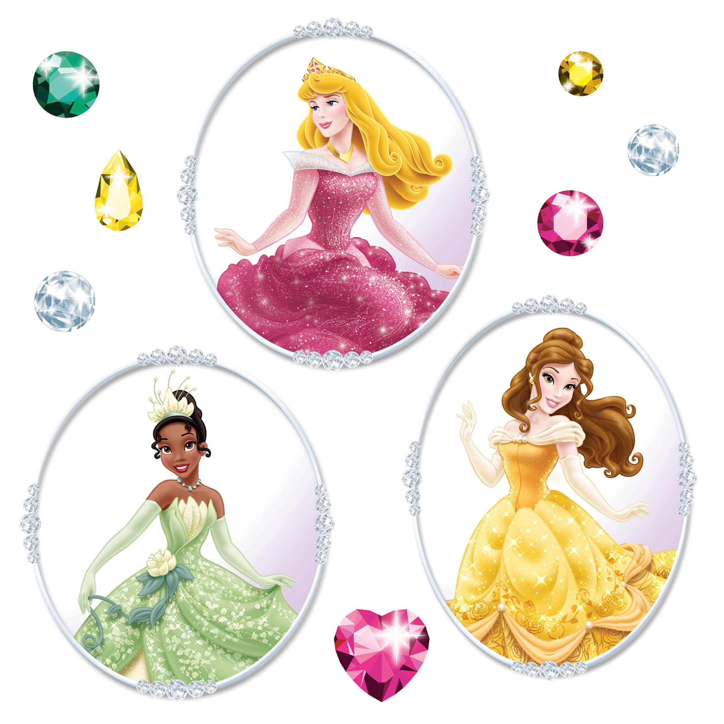 Sticker per vetri per bambini - Principesse Disney