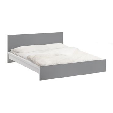 Carta adesiva per mobili IKEA - Malm Letto basso 140x200cm Colour Cool Grey