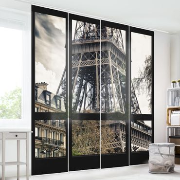 Tende scorrevoli set - Window View Paris - Close To The Eiffel Tower