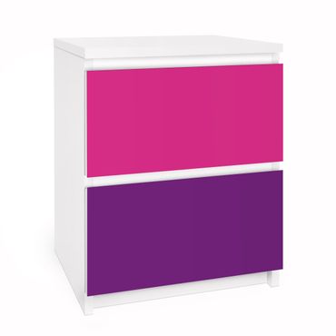 Carta adesiva per mobili IKEA - Malm Cassettiera 2xCassetti - Set girly