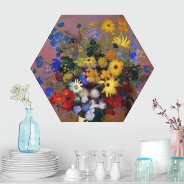 Esagono in forex - Odilon Redon - fiori in un vaso