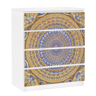 Carta adesiva per mobili IKEA - Malm Cassettiera 4xCassetti - Dome of the Mosque