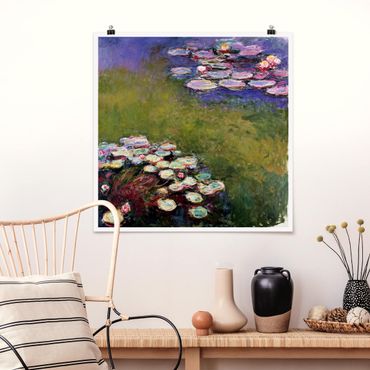 Poster - Claude Monet - Ninfee - Quadrato 1:1
