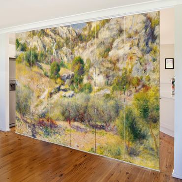 Tende scorrevoli set - Auguste Renoir - Rock In Estaque - 6 Pannelli