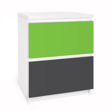 Carta adesiva per mobili IKEA - Malm Cassettiera 2xCassetti - Set spring