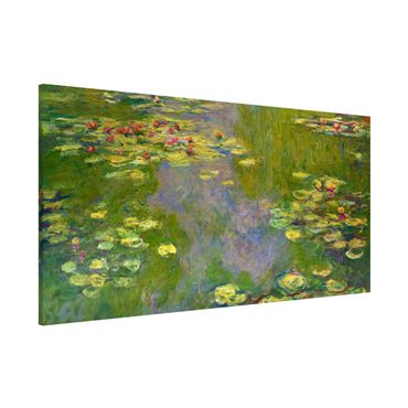 Lavagna magnetica - Claude Monet - Verde Ninfee - Panorama formato orizzontale