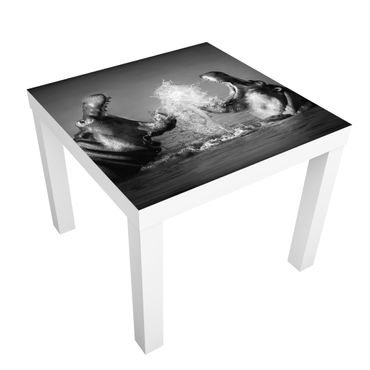 Carta adesiva per mobili IKEA - Lack Tavolino Hippo Fight