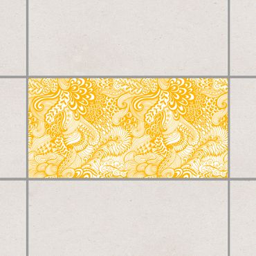Adesivo per piastrelle - Poseidon's Garden Melon Yellow 25cm x 20cm