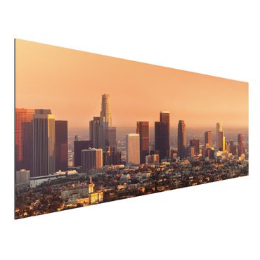 Quadro in alluminio - Skyline of Los Angeles