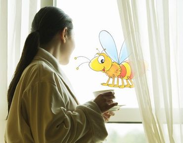 Adesivi da finestra no.1 Little Bee