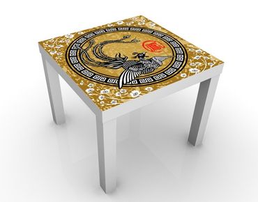 Tavolino design Asian Peacock