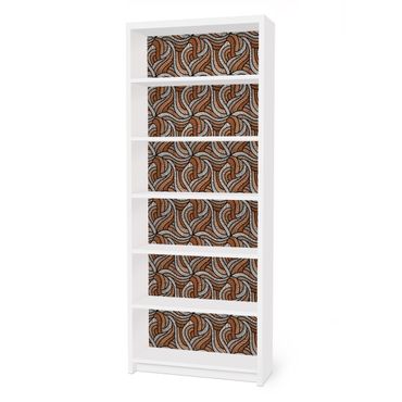 Carta adesiva per mobili IKEA - Billy Libreria - Woodcut in brown