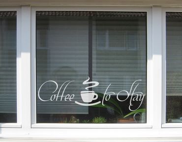 Adesivo per finestre - no.UL419 Coffee to Stay 2