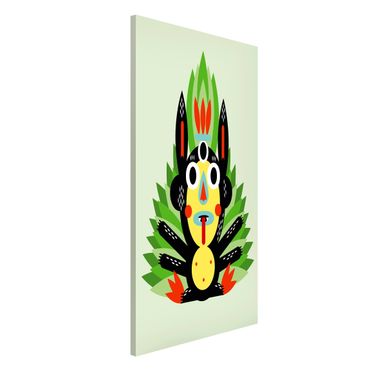 Lavagna magnetica - Collage Ethno mostro - Jungle - Formato verticale 4:3