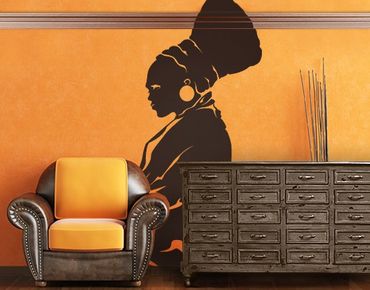 Adesivo murale No.IS33 Zulu Woman