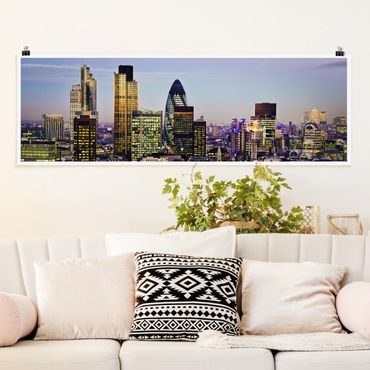 Poster - London City - Panorama formato orizzontale