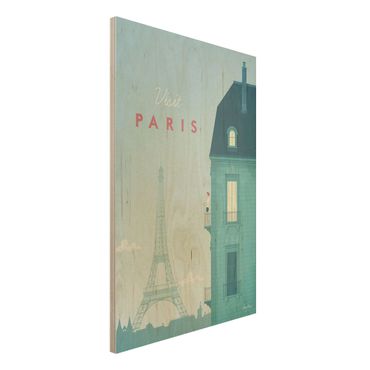 Stampa su legno - Poster Viaggio - Parigi - Verticale 3:2