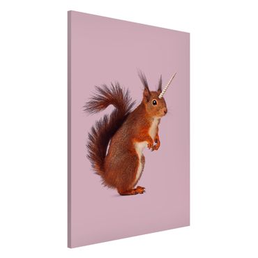 Lavagna magnetica - Unicorn Squirrel - Formato verticale 2:3