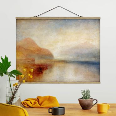 Foto su tessuto da parete con bastone - William Turner - Monterosa - Orizzontale 3:4