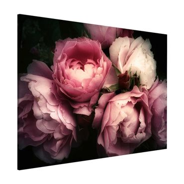 Lavagna magnetica - Peony In The Dark Shabby - Formato orizzontale 3:4