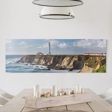 Stampa su tela - Point Arena Lighthouse California - Panoramico