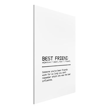 Stampa su alluminio - Definition Best Friend