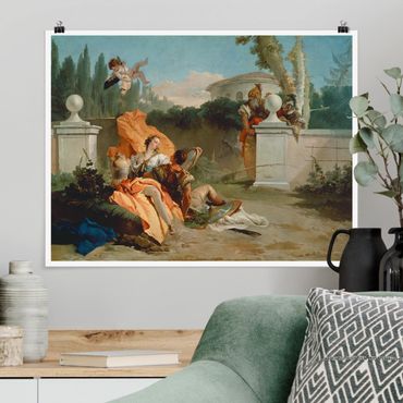 Poster - Giovanni Battista Tiepolo - Rinaldo e Armida - Orizzontale 3:4