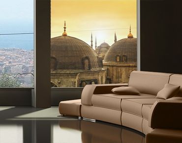 Decorazione per finestre Over The Roofs Of Istanbul