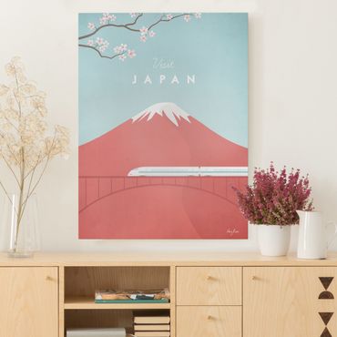 Stampa su tela - Poster Viaggio - Giappone - Verticale 4:3