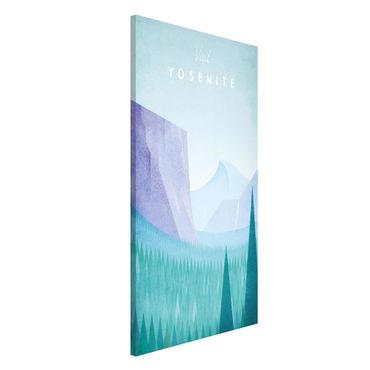Lavagna magnetica - Poster Viaggi - Yosemite Park - Formato verticale 4:3