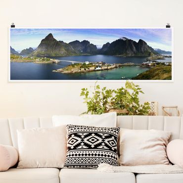 Poster - Nordic Paradise - Panorama formato orizzontale