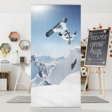 Tenda a pannello Flying Snowboarder 250x120cm