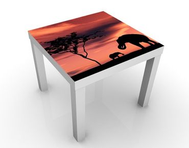 Tavolino design African Elefant Family