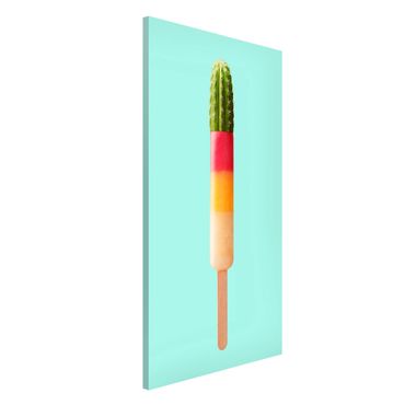 Lavagna magnetica - Ghiaccio Con Cactus - Formato verticale 4:3
