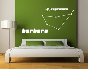 Adesivo murale no.UL825 Your Own Words Constellation Capricorn