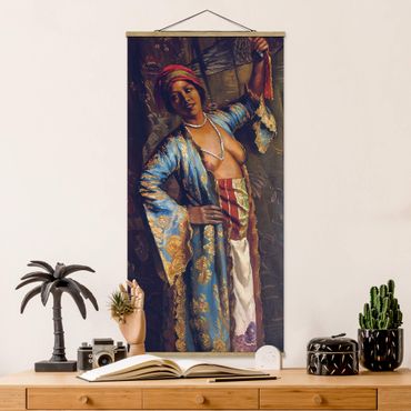 Quadro su tessuto con stecche per poster - Emile Bernard - una danzatrice esotica - Verticale 2:1
