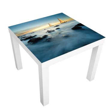Carta adesiva per mobili IKEA - Lack Tavolino Sailboats in the ocean