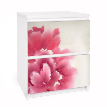 Carta adesiva per mobili IKEA - Malm Cassettiera 2xCassetti - Artistic Flora I