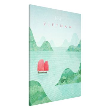 Lavagna magnetica - Poster di viaggio - Vietnam
