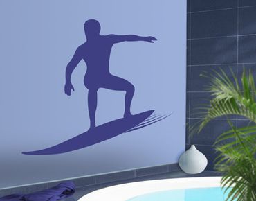 Adesivo murale no.JS32 Surfer