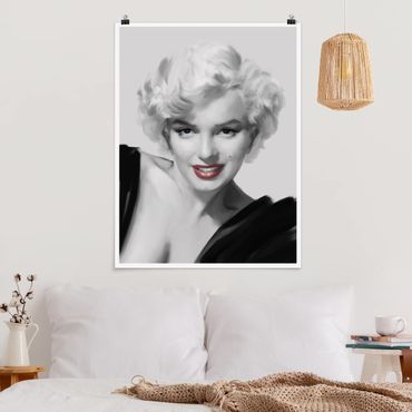 Poster - Marilyn sul divano - Verticale 4:3