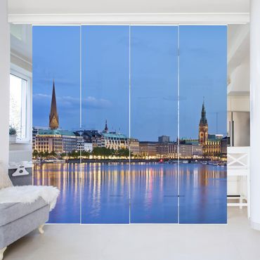 Tende scorrevoli set - Hamburg Skyline