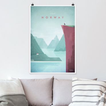 Poster - Poster di viaggio - Norvegia - Verticale 3:2