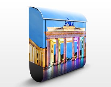 Cassetta postale Illuminated Brandenburg Gate 39x46x13cm