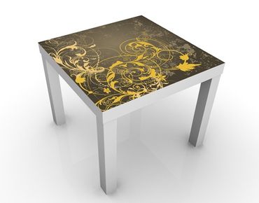 Tavolino design Curlicues In Gold