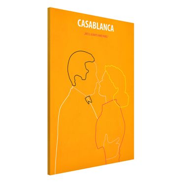 Lavagna magnetica - Film Poster Casablanca - Formato verticale 2:3