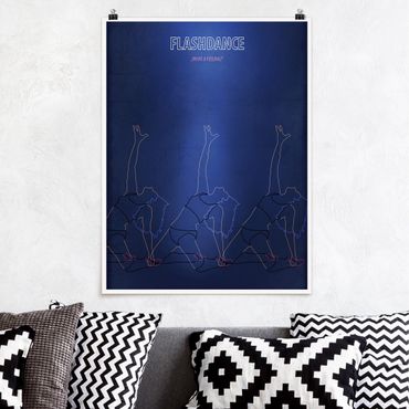 Poster - Film Poster Flashdance - Verticale 4:3