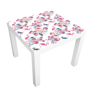Carta adesiva per mobili IKEA - Lack Tavolino Dance of the Flamingo
