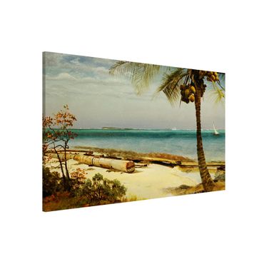 Lavagna magnetica - Albert Bierstadt - Costa nei tropici - Formato orizzontale 3:2