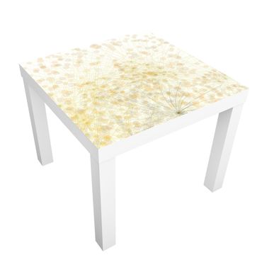 Carta adesiva per mobili IKEA - Lack Tavolino No.RY6 flowers rain